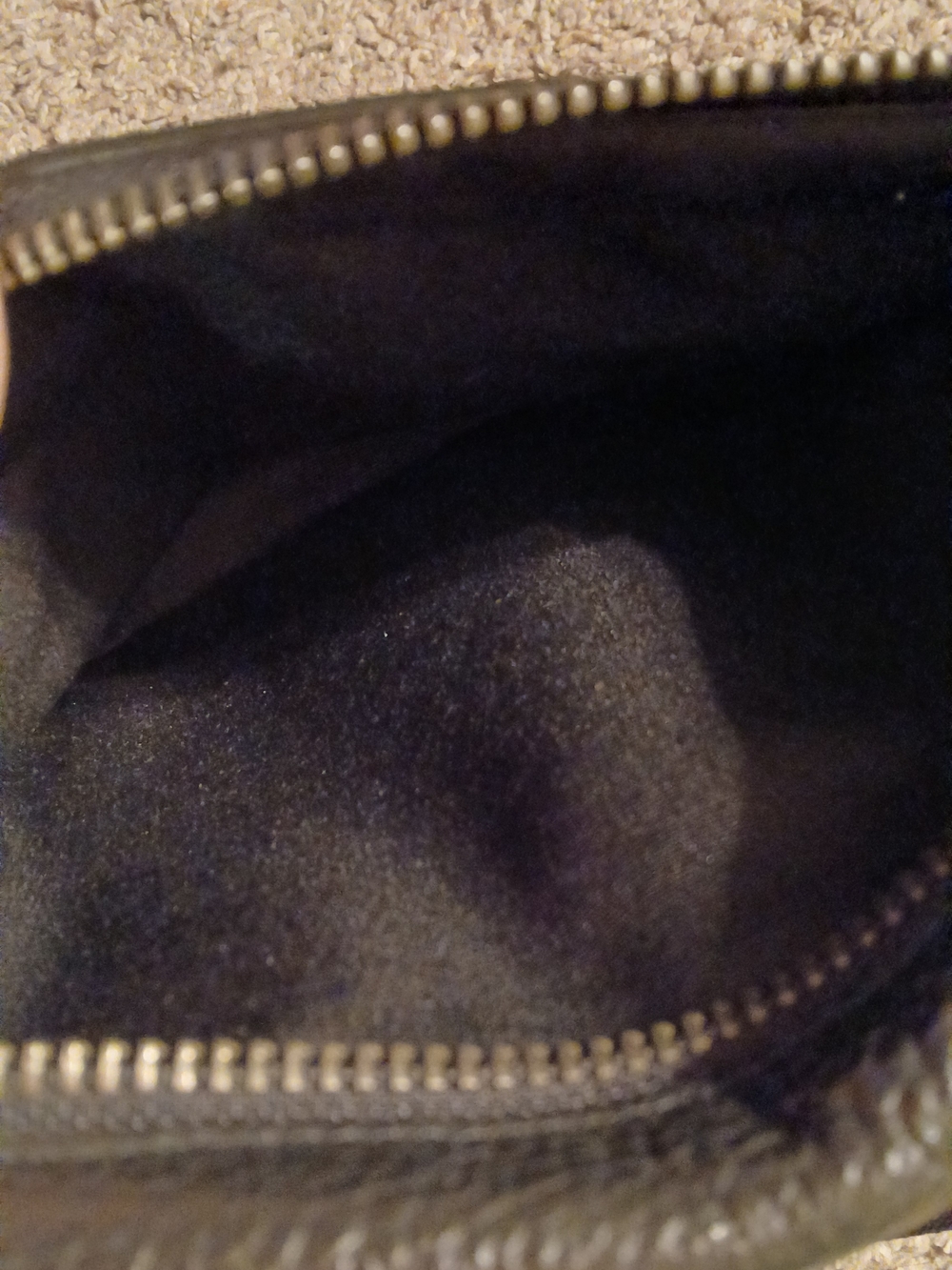 Coach Graham Leather Belt Bag Black Pebbled Fanny Pack Crossbody Gunmetal Unisex - Picture 9 of 12